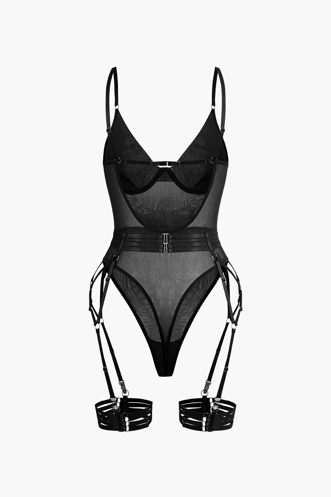 Velorage Jermani File Bodysuit Takimi | 13961-DG1739525662-black-S | 13961-DG1739525662-black-M | 13961-DG1739525662-black-L