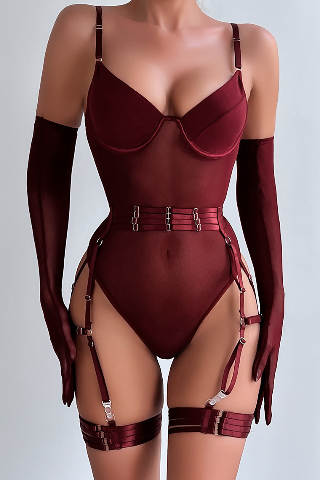 Velorage Jermani File Bodysuit Takimi | 13961-DG1739525662-black-S | 13961-DG1739525662-black-M | 13961-DG1739525662-black-L