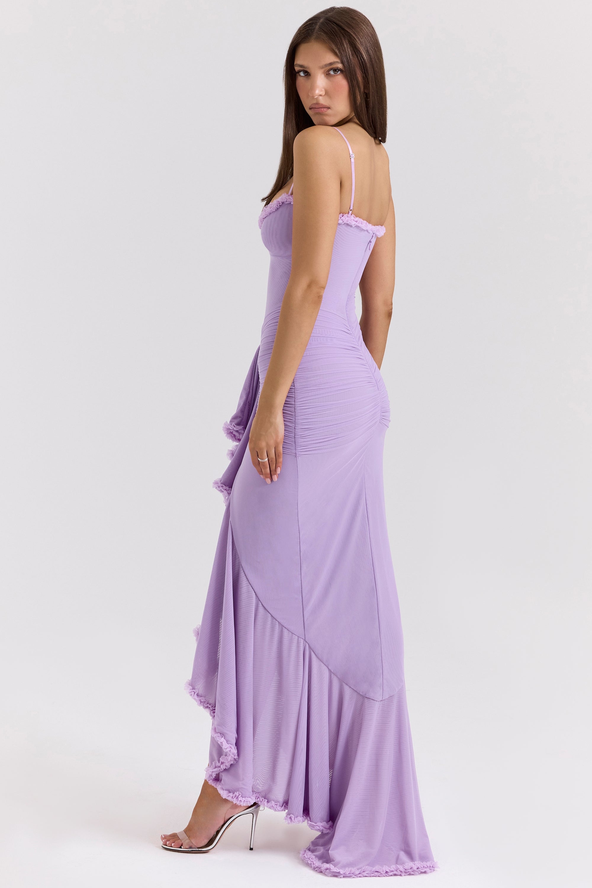 Velorage Emme Buzgulu Maxi Elbise | Siyah-XS | Siyah-S | Siyah-M | Siyah-L | Siyah-XL