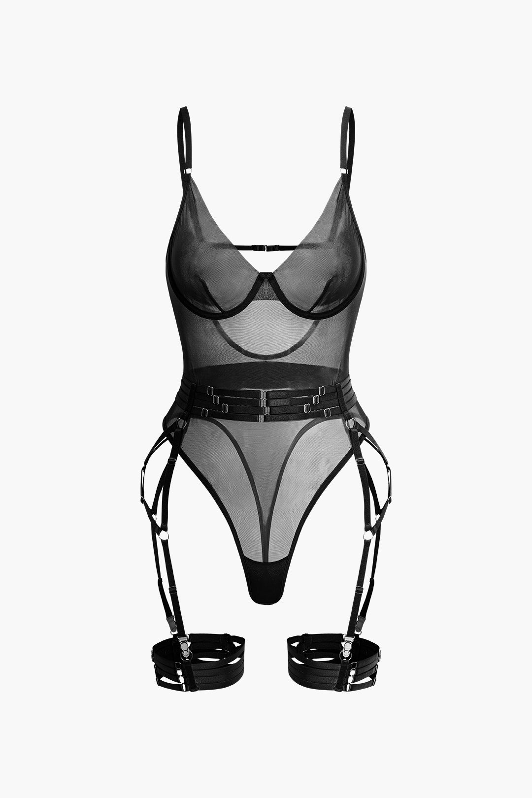 Velorage Jermani File Bodysuit Takimi | 13961-DG1739525662-black-S | 13961-DG1739525662-black-M | 13961-DG1739525662-black-L