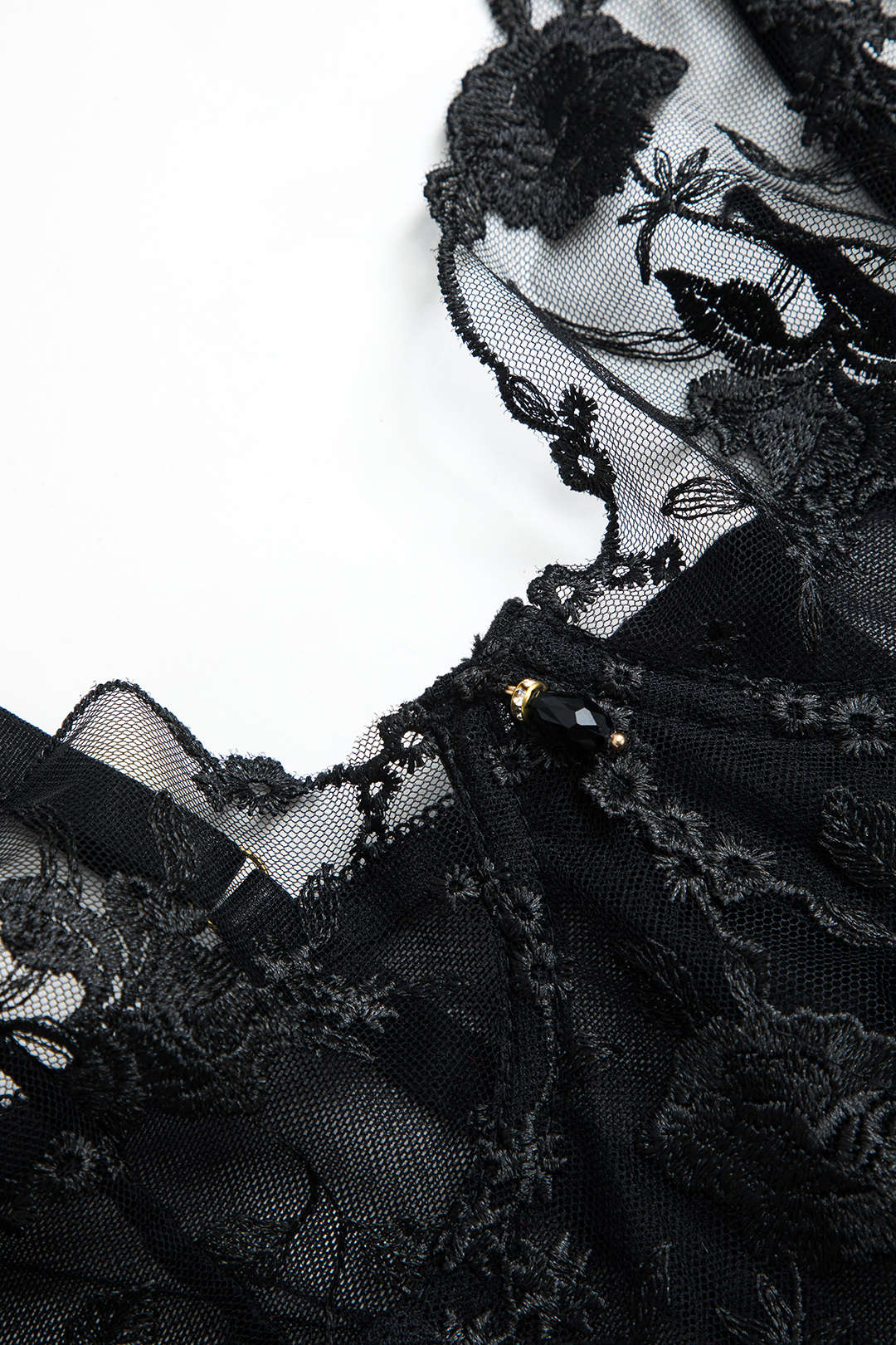Velorage Ulani Incili Dantel Jartiyer Takimi | 13961-KS1750304805-black-S | 13961-KS1750304805-black-M | 13961-KS1750304805-black-L