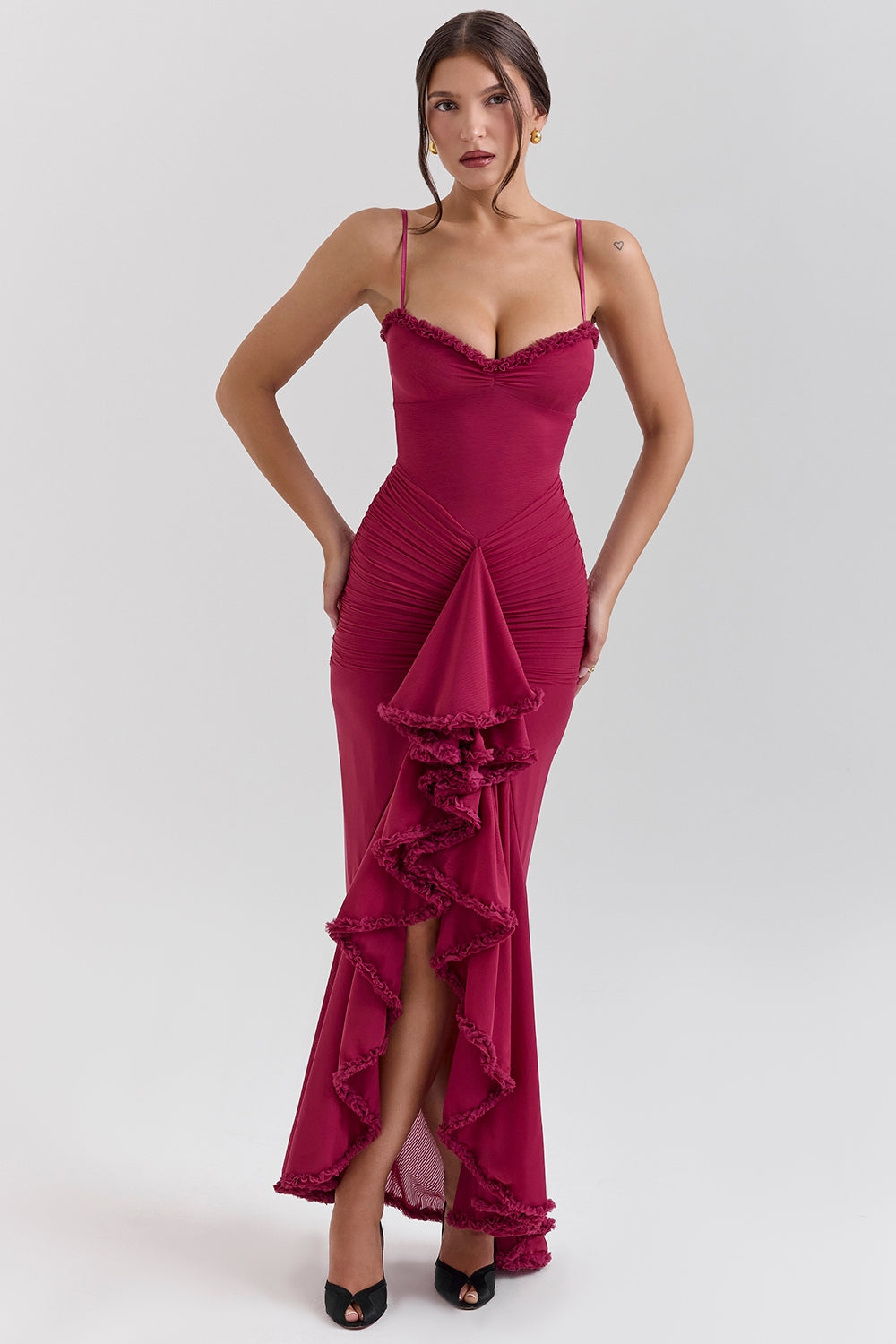 Velorage Emme Buzgulu Maxi Elbise | SKU-1736320100420-784 | SKU-1736320100420-825 | SKU-1736320100420-558 | SKU-1736320100421-466 | SKU-1736320100421-736