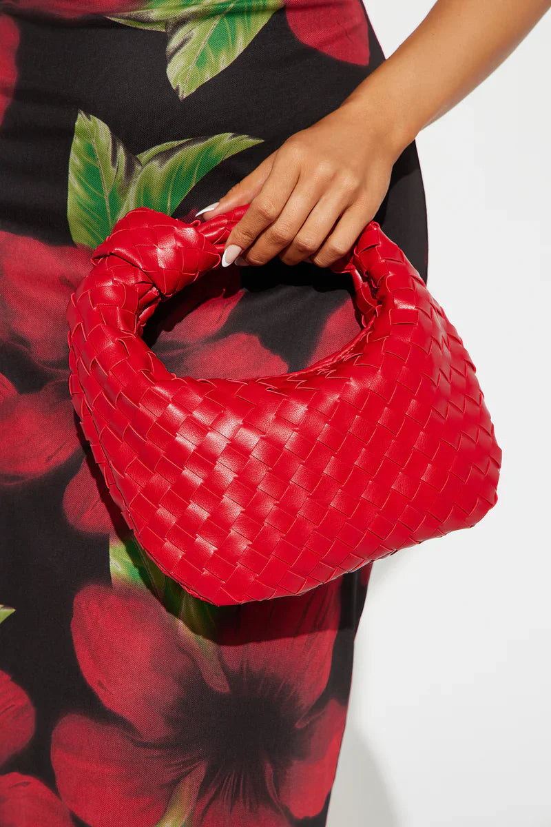Shaniah Kirmizi Dugum Clutch | Default title