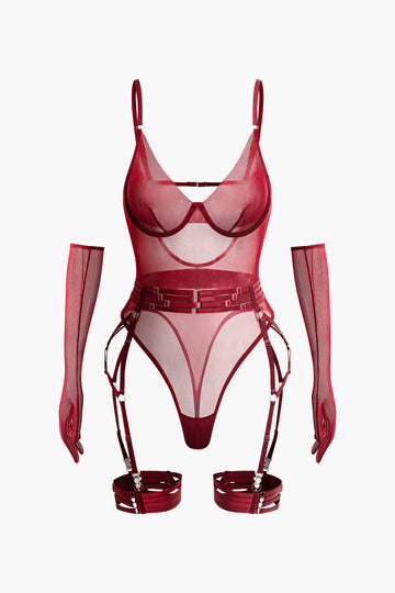 Velorage Jermani File Bodysuit Takimi | 13961-DG1739525662-red-S | 13961-DG1739525662-red-M | 13961-DG1739525662-red-L