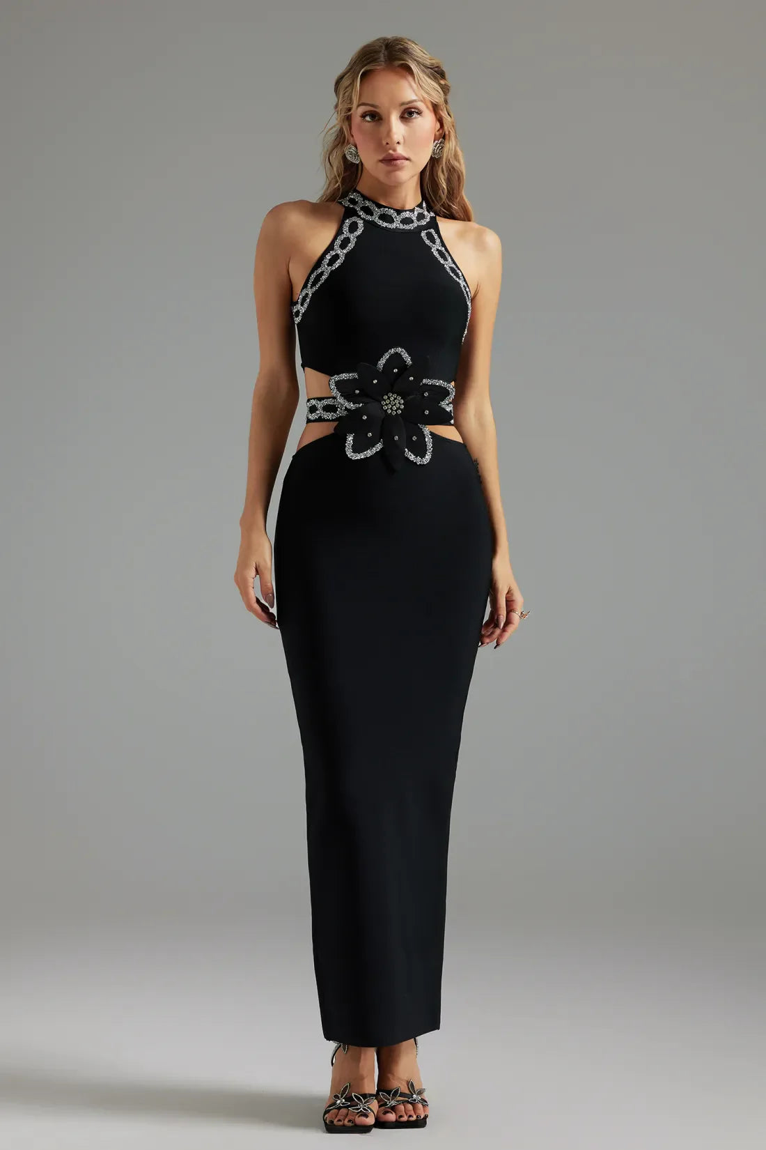Gia Strapless Maxi Elbise | S-Siyah | S-Beyaz | M-Siyah | M-Beyaz | L-Siyah | L-Beyaz
