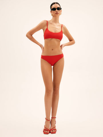 Memphis Halter Bagcikli Bikini Seti | 16400#Lace-Bikini-Set-red-XS | 16400#Lace-Bikini-Set-red-S | 16400#Lace-Bikini-Set-red-M