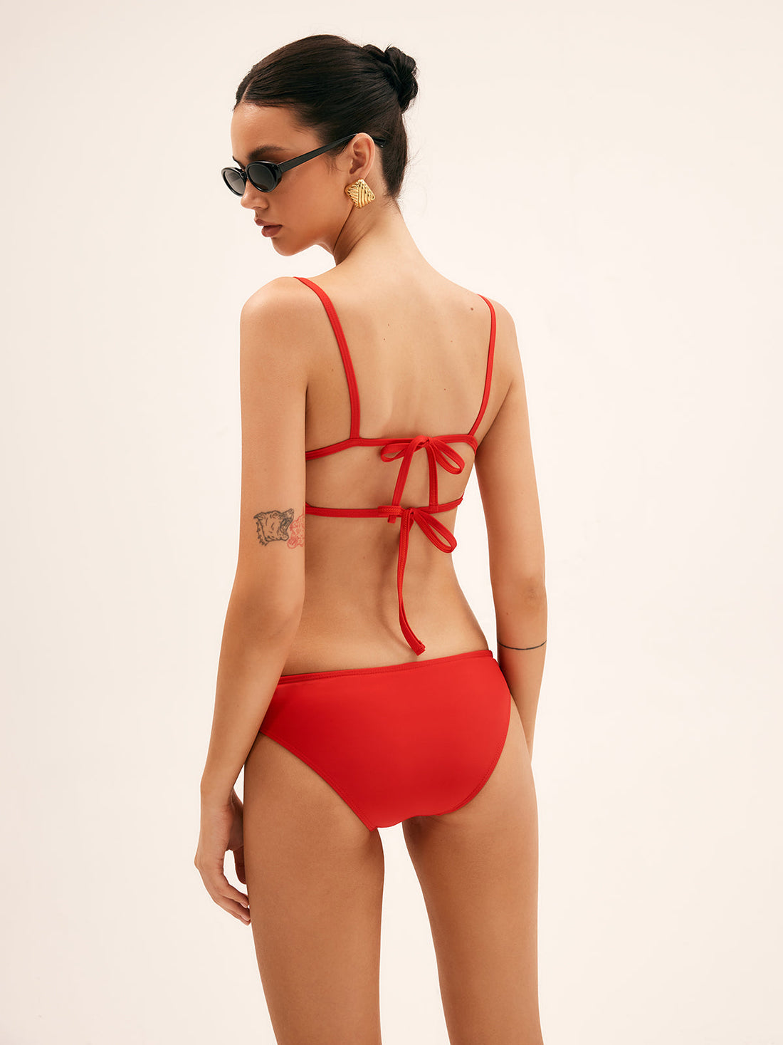 Memphis Halter Bagcikli Bikini Seti | 16400#Lace-Bikini-Set-red-XS | 16400#Lace-Bikini-Set-red-S | 16400#Lace-Bikini-Set-red-M