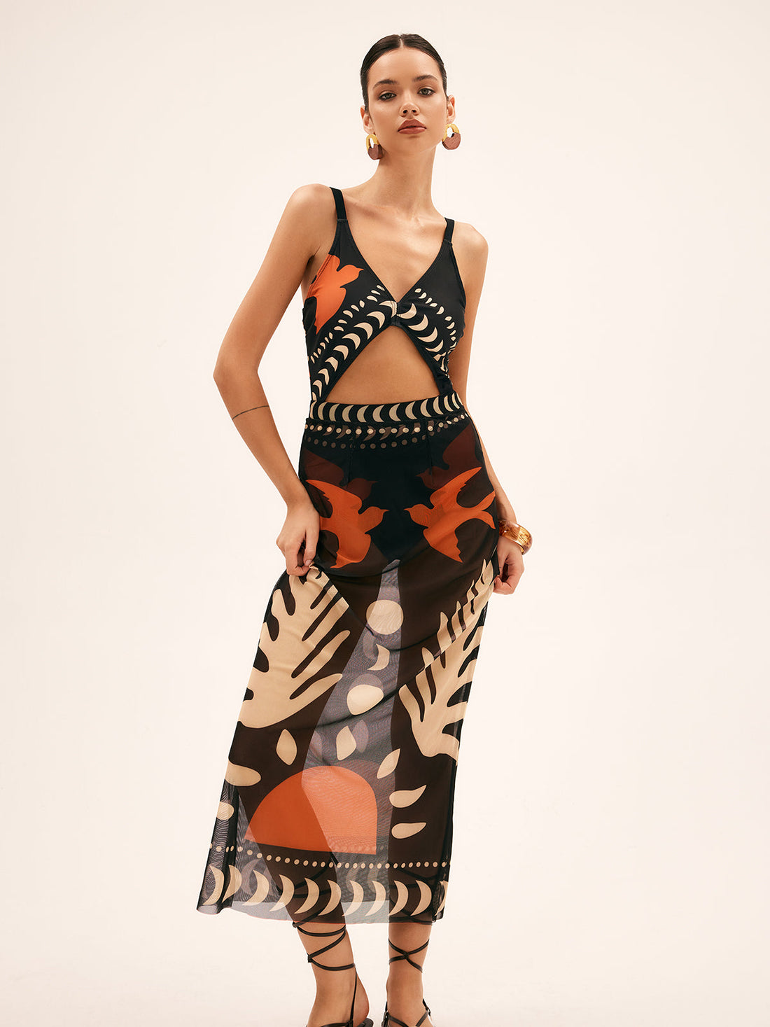 Velorage Jayliana Fileli Kus Desenli Bikini Alti | 16400-Birdie Two Shoulder Swimsuit Dress-S | 16400-Birdie Two Shoulder Swimsuit Dress-M | 16400-Birdie Two Shoulder Swimsuit Dress-L | 16400-Birdie Two Shoulder Swimsuit Dress-XL