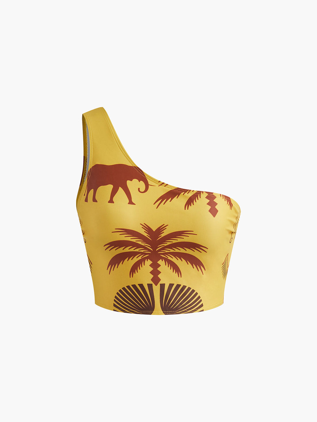Mushka Sari Tek Omuz Bikini Takimi | 16400#Shoulder-Bikini-Set-yellow-S | 16400#Shoulder-Bikini-Set-yellow-M | 16400#Shoulder-Bikini-Set-yellow-L | 16400#Shoulder-Bikini-Set-yellow-XL