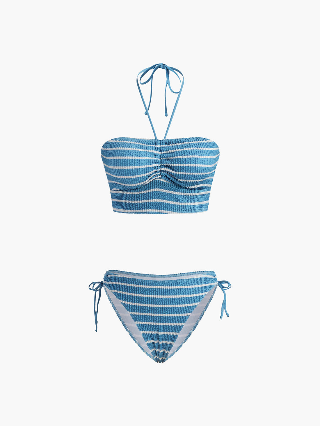 Aliana Cizgili Halter Bikini Takimi | 16400#ID1745828110-S | 16400#ID1745828110-M | 16400#ID1745828110-L