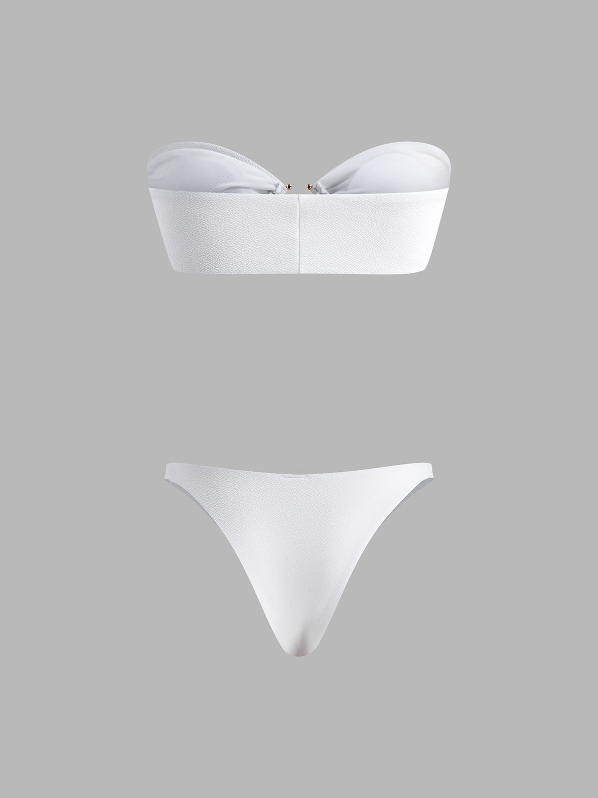 Ayonna Metal Detayli Bikini Takimi | 16400#Halka-Kesimli-Bikini-Takm-white-XS | 16400#Halka-Kesimli-Bikini-Takm-white-S | 16400#Halka-Kesimli-Bikini-Takm-white-M