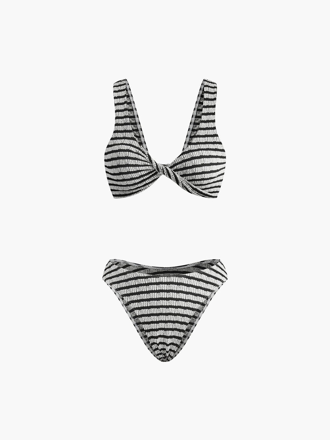 Jaidah Dugumlu Cizgili Bikini | 16400#rg-Bikini-Takm-black-white-S | 16400#rg-Bikini-Takm-black-white-M | 16400#rg-Bikini-Takm-black-white-L