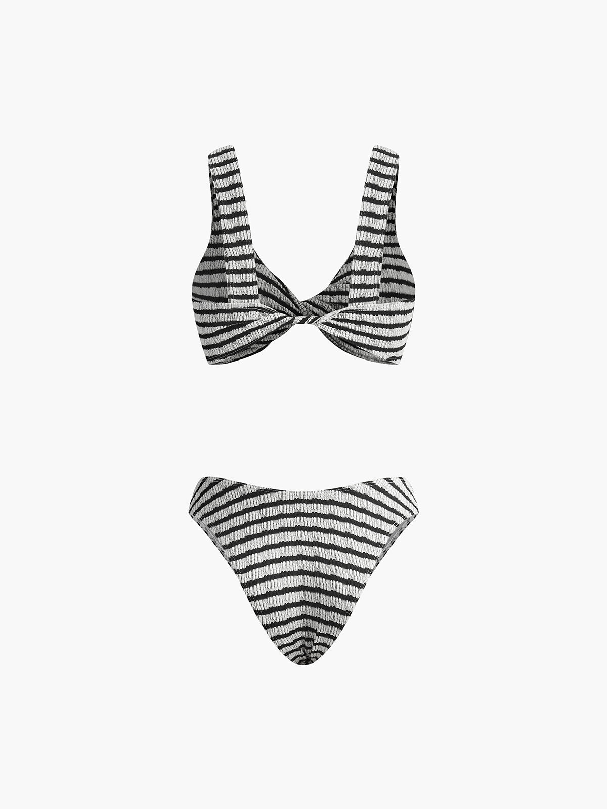 Jaidah Dugumlu Cizgili Bikini | 16400#rg-Bikini-Takm-black-white-S | 16400#rg-Bikini-Takm-black-white-M | 16400#rg-Bikini-Takm-black-white-L