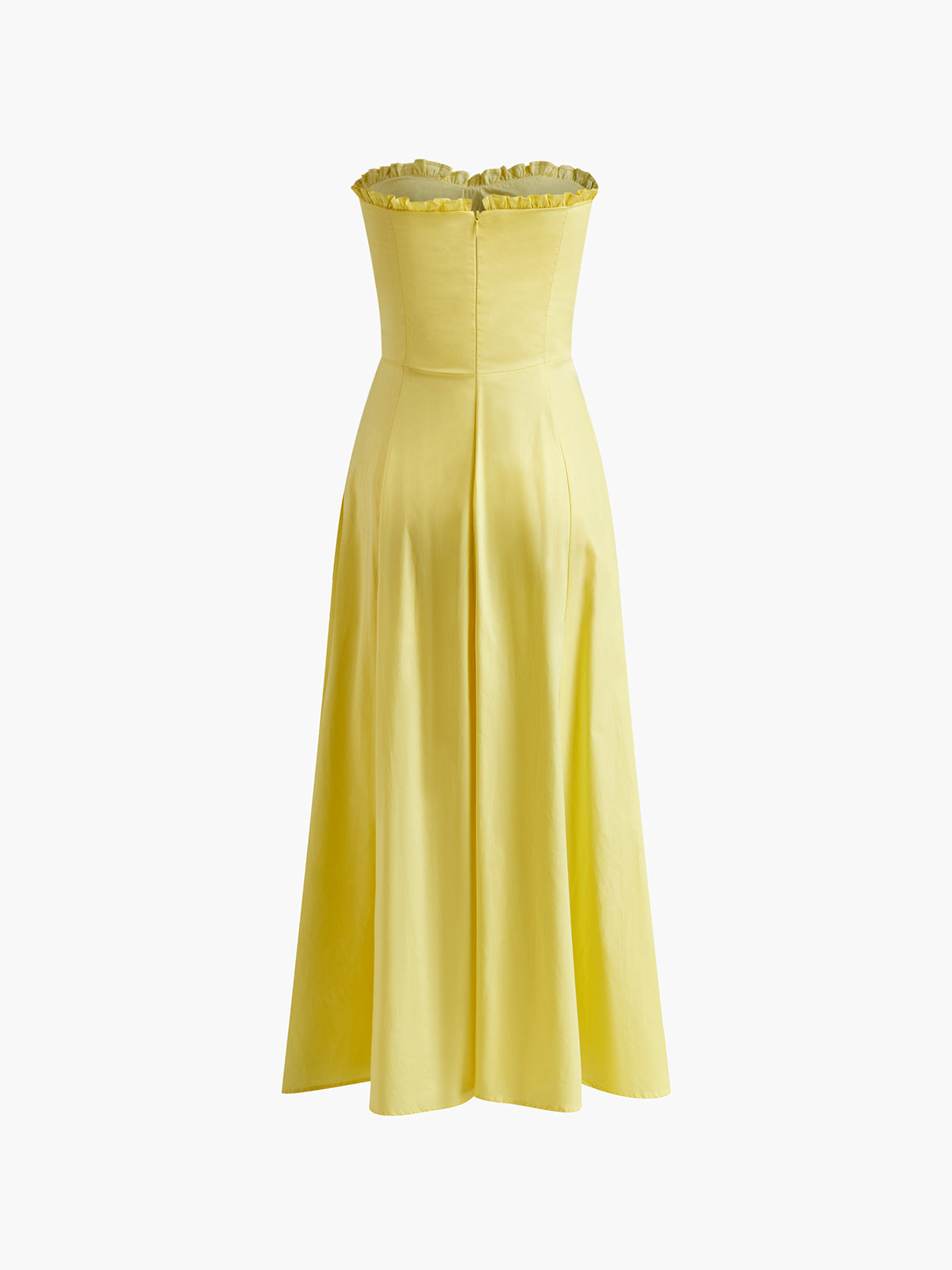 Velorage Ianna Yirtmacli Marul Kesimli Midi Elbise | 16400-Slit-Midi-Dress-yellow-XS | 16400-Slit-Midi-Dress-yellow-S | 16400-Slit-Midi-Dress-yellow-M | 16400-Slit-Midi-Dress-yellow-L | 16400-Slit-Midi-Dress-yellow-XL
