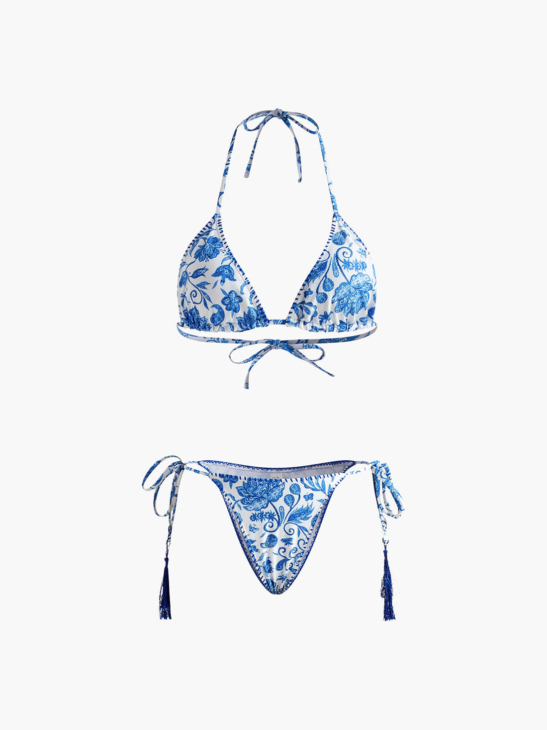 Khylie Baskili Puskullu Bikini Seti | OA240611009BECXL