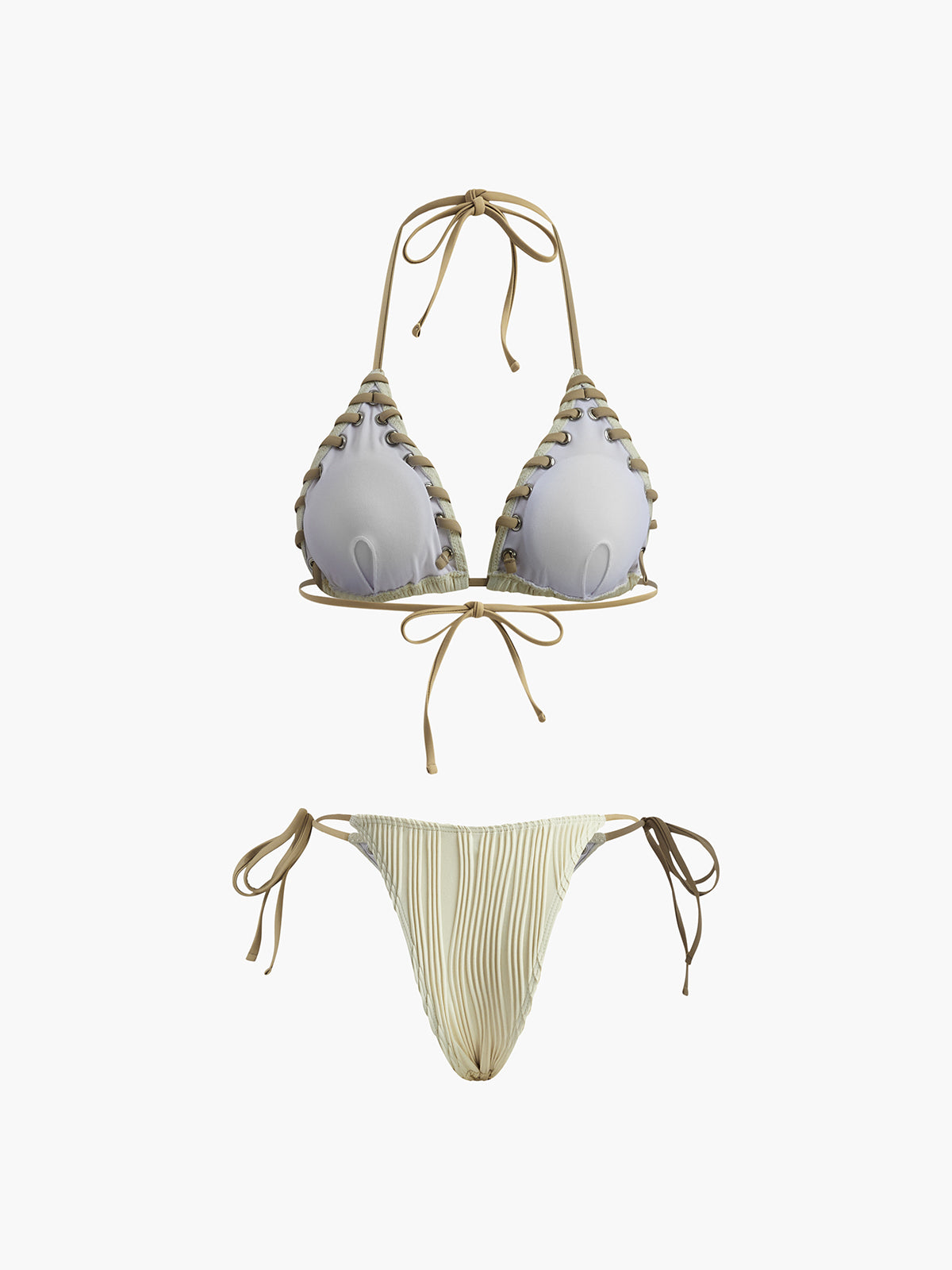 Leni Fitilli Bikini Takimi | 16400#Dantelli-Bikini-Takm-beige-XS | 16400#Dantelli-Bikini-Takm-beige-S | 16400#Dantelli-Bikini-Takm-beige-M