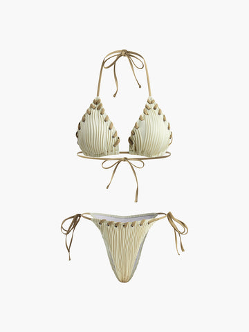Leni Fitilli Bikini Takimi | 16400#Dantelli-Bikini-Takm-beige-XS | 16400#Dantelli-Bikini-Takm-beige-S | 16400#Dantelli-Bikini-Takm-beige-M