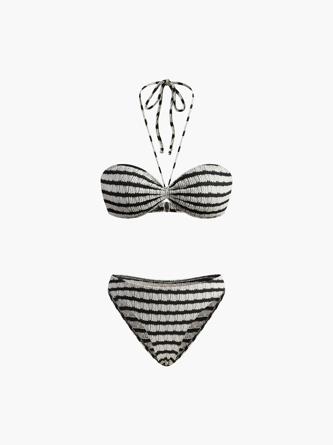 Emmarie Cizgili Halter Bikini Takimi | 16400#Pedli-Bikini-Takmlar-white-black-S | 16400#Pedli-Bikini-Takmlar-white-black-M | 16400#Pedli-Bikini-Takmlar-white-black-L