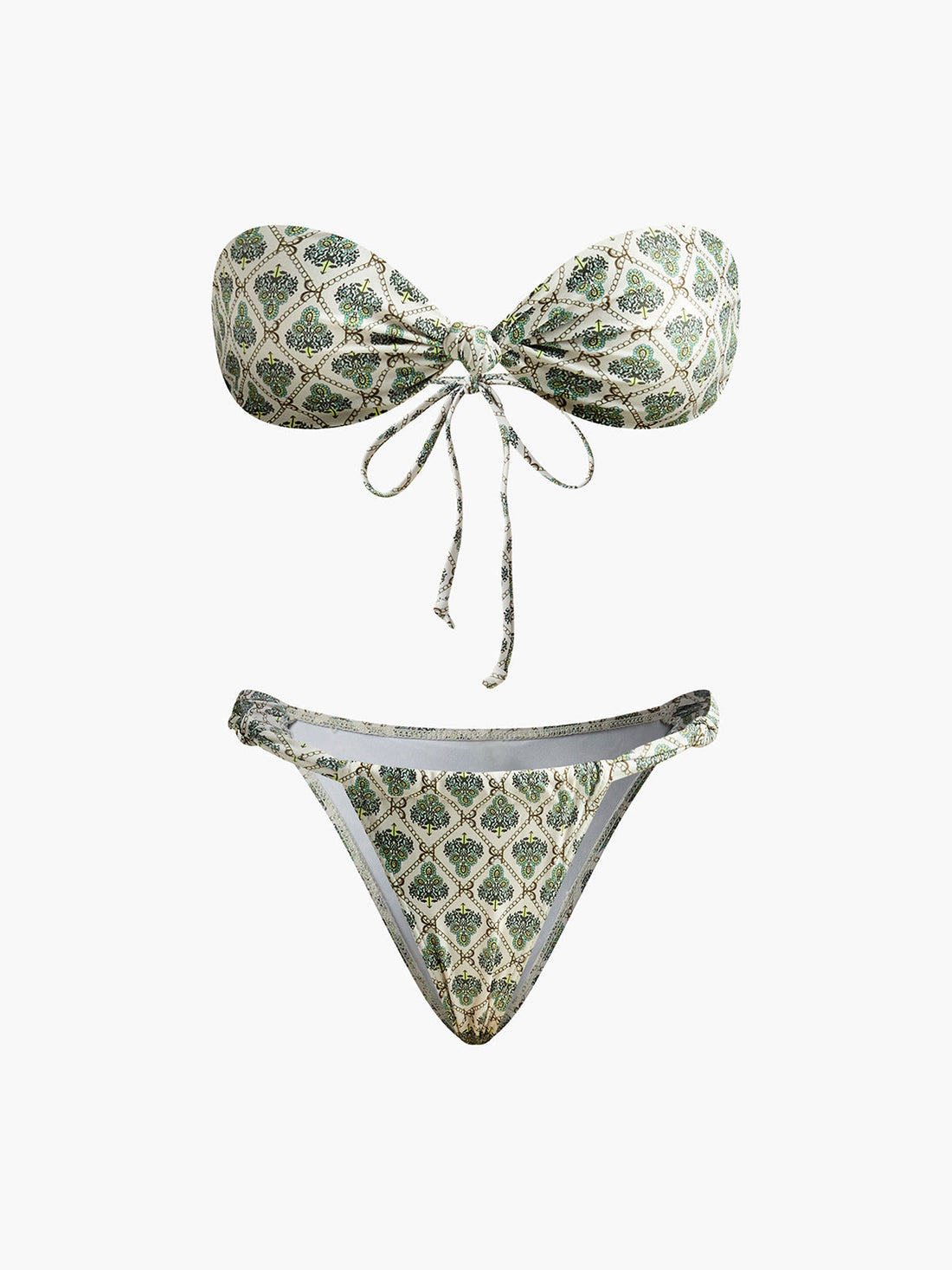 Sage Dalgali Bikini Takimi | 16400#Baskl-Straplez-Bikini-Takm-Multicolor-S | 16400#Baskl-Straplez-Bikini-Takm-Multicolor-M | 16400#Baskl-Straplez-Bikini-Takm-Multicolor-L