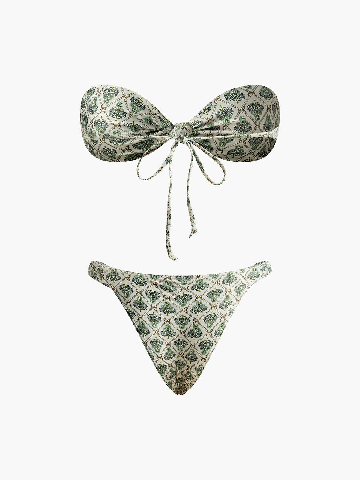 Sage Dalgali Bikini Takimi | 16400#Baskl-Straplez-Bikini-Takm-Multicolor-S | 16400#Baskl-Straplez-Bikini-Takm-Multicolor-M | 16400#Baskl-Straplez-Bikini-Takm-Multicolor-L
