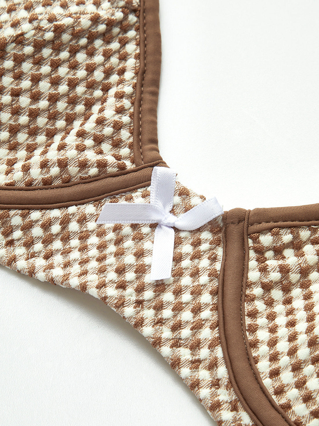Stormi Zit Biyeli Ekoseli Bikini | 16400#UA1733213136-brown-S | 16400#UA1733213136-brown-M | 16400#UA1733213136-brown-L