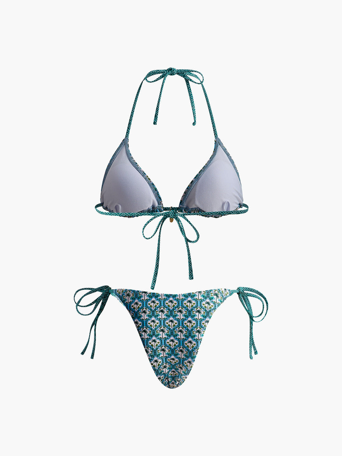 Genavieve Baskili Bikini Takimi | 16400#ZW1741325178-blue-XS | 16400#ZW1741325178-blue-S | 16400#ZW1741325178-blue-M | 16400#ZW1741325178-blue-L
