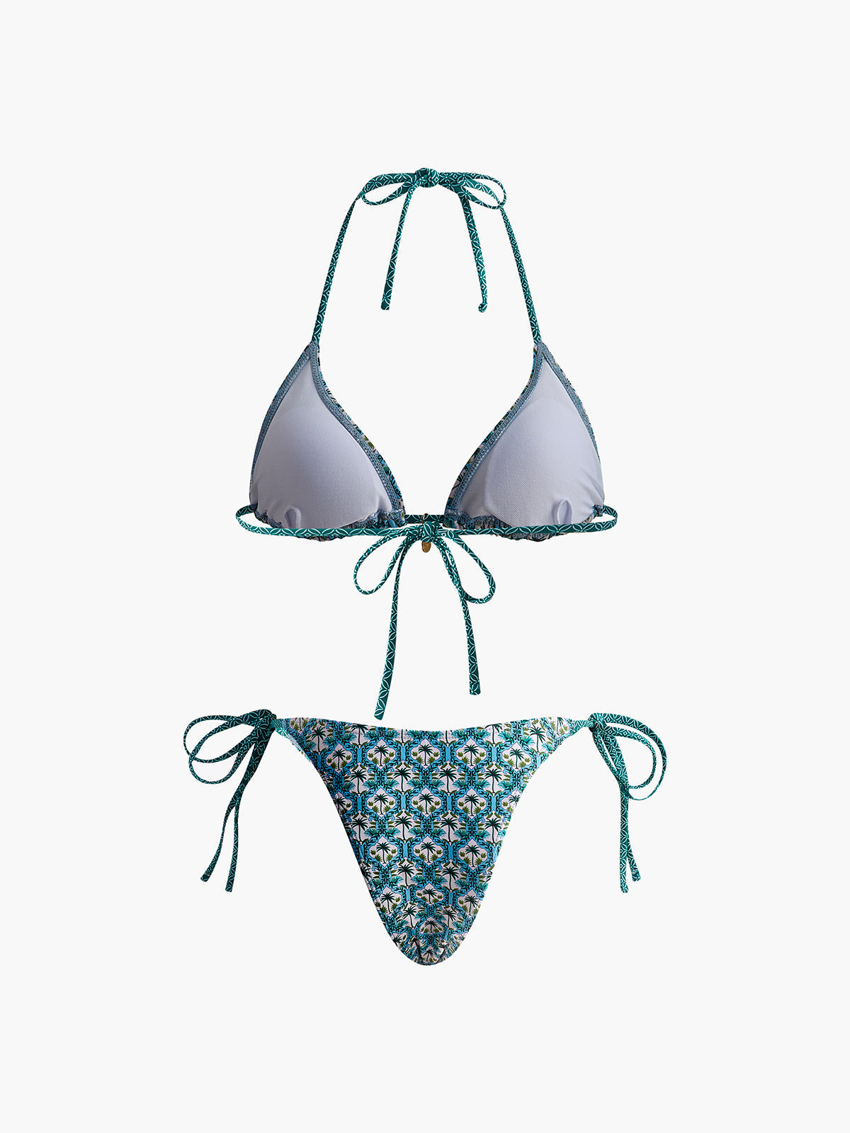 Genavieve Baskili Bikini Takimi | 16400#ZW1741325178-blue-XS | 16400#ZW1741325178-blue-S | 16400#ZW1741325178-blue-M | 16400#ZW1741325178-blue-L