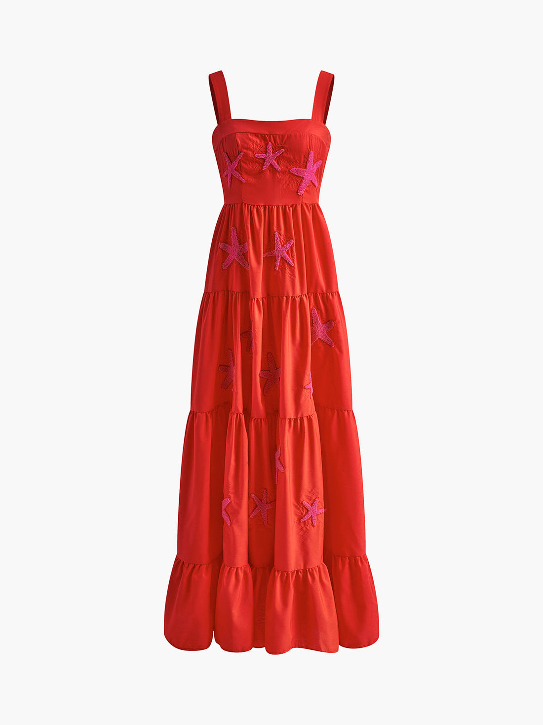 Velorage Marlyn Jakarli Firfirli Maxi Elbise | 16400-TL1741935815-red-S | 16400-TL1741935815-red-M | 16400-TL1741935815-red-L | 16400-TL1741935815-red-XL