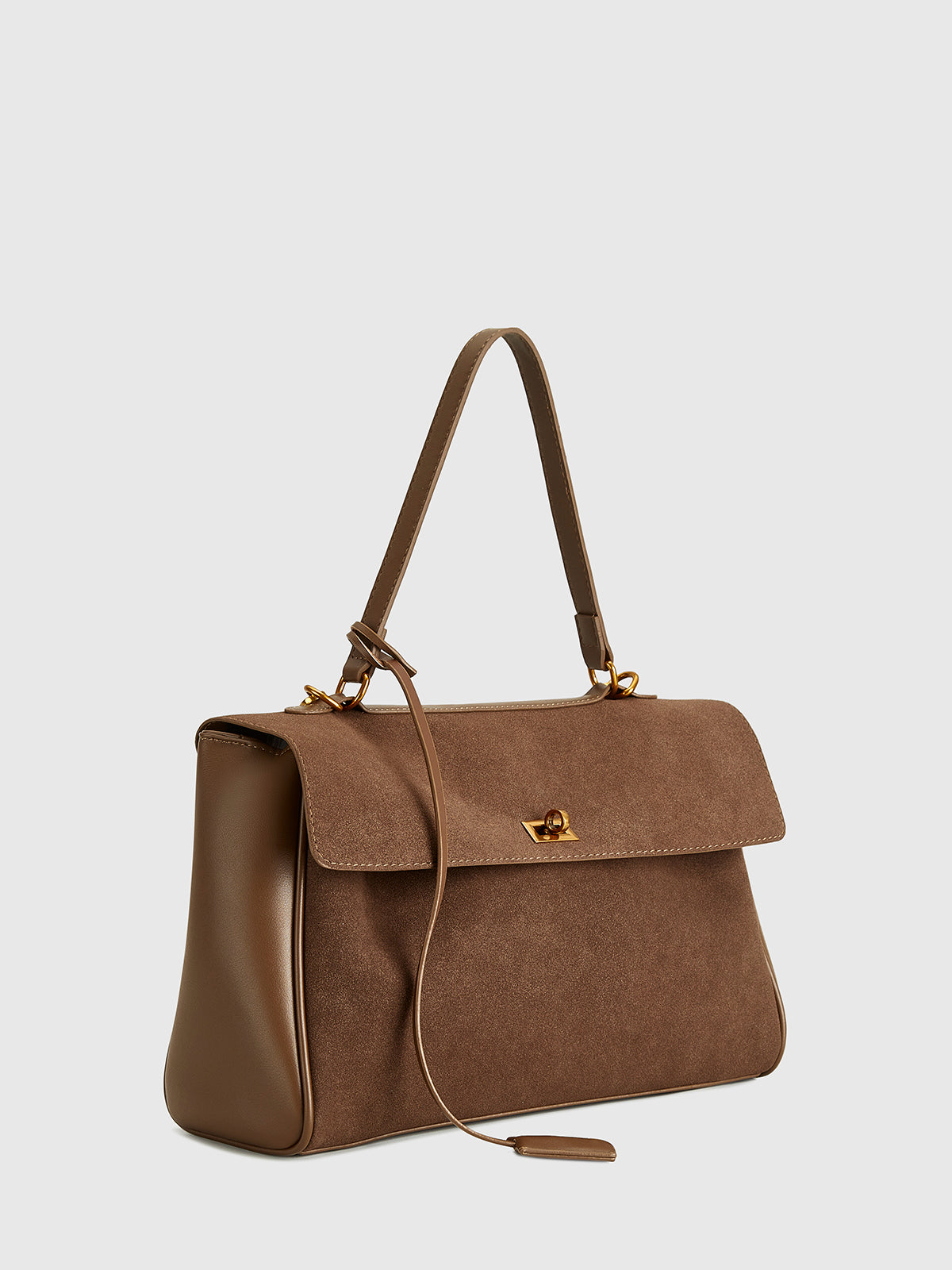 Velorage Darla Zarif Flap Omuz Cantasi | 16400-YB1730195655-brown