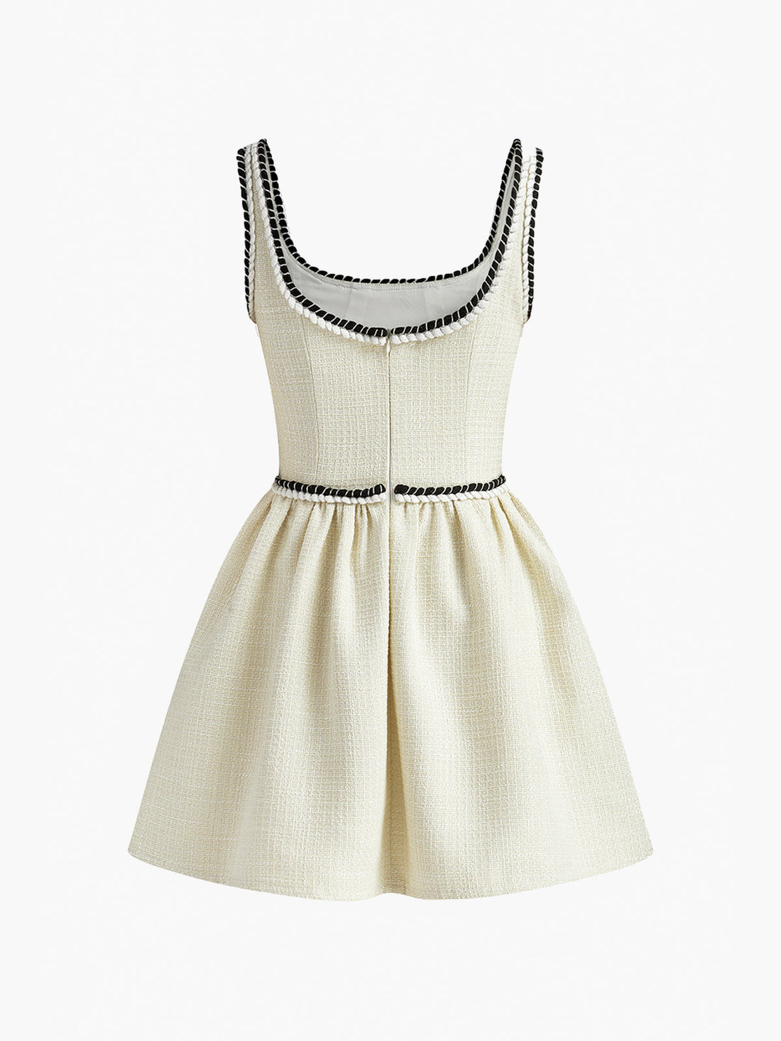 Velorage Solange Tweed A-Kesim Mini Elbise | 16400-IB1732606838-white-XS | 16400-IB1732606838-white-S | 16400-IB1732606838-white-M | 16400-IB1732606838-white-L | 16400-IB1732606838-white-XL