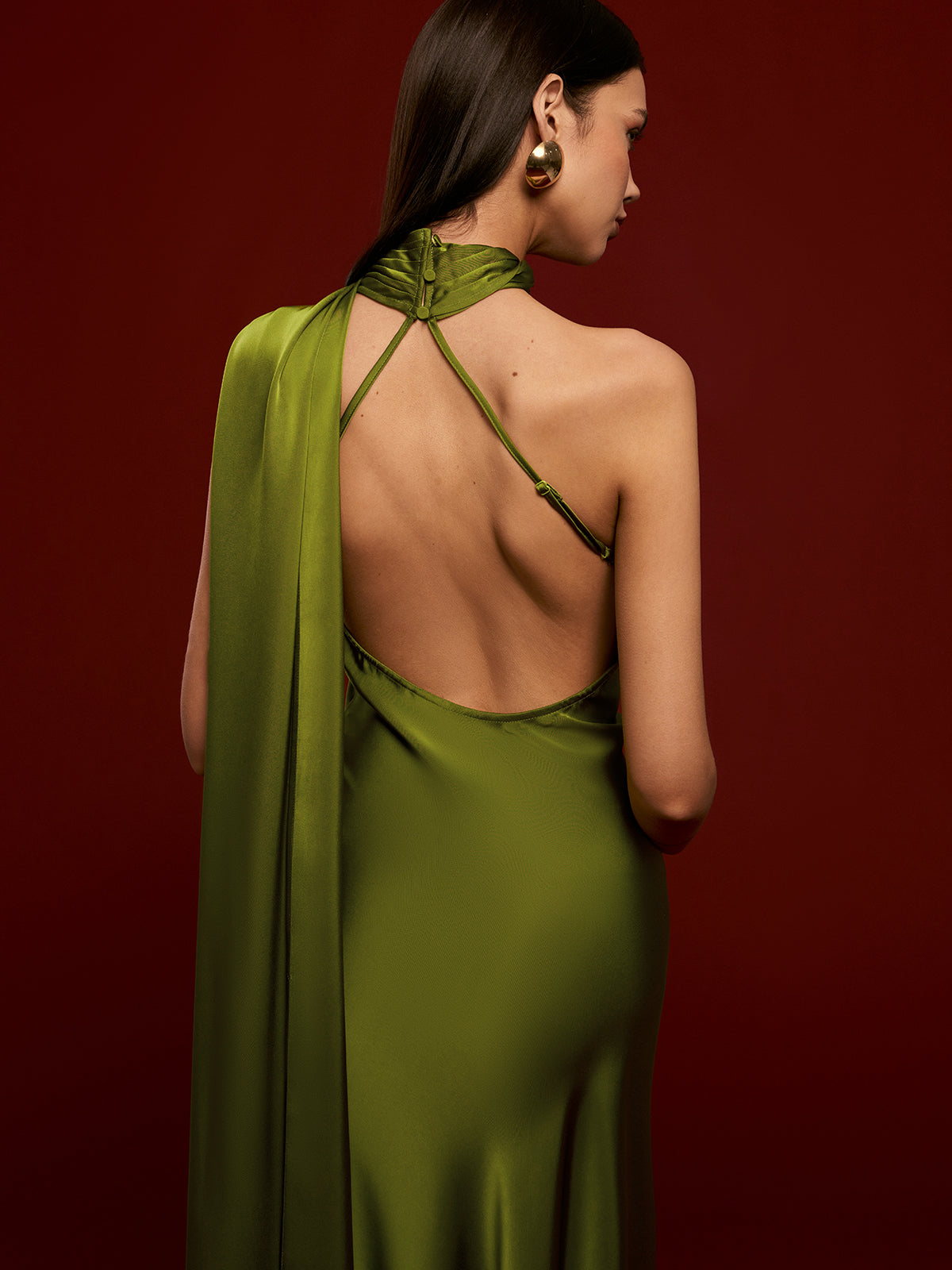 Velorage Emmarae Asimetrik Saten Maxi Elbise | 16400-GN1735787651-green-XS | 16400-GN1735787651-green-S | 16400-GN1735787651-green-M | 16400-GN1735787651-green-L | 16400-GN1735787651-green-XL