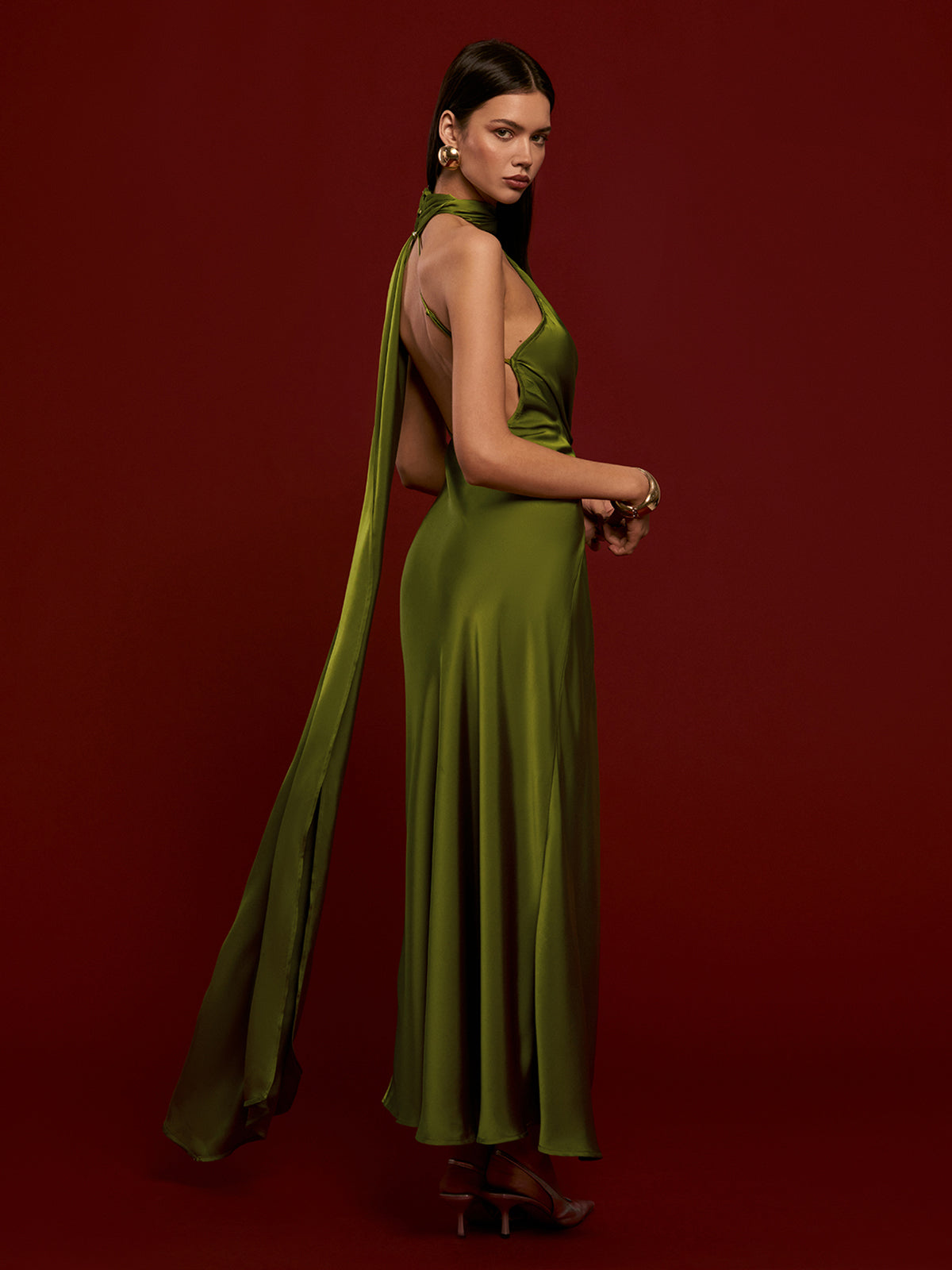 Velorage Emmarae Asimetrik Saten Maxi Elbise | 16400-GN1735787651-green-XS | 16400-GN1735787651-green-S | 16400-GN1735787651-green-M | 16400-GN1735787651-green-L | 16400-GN1735787651-green-XL