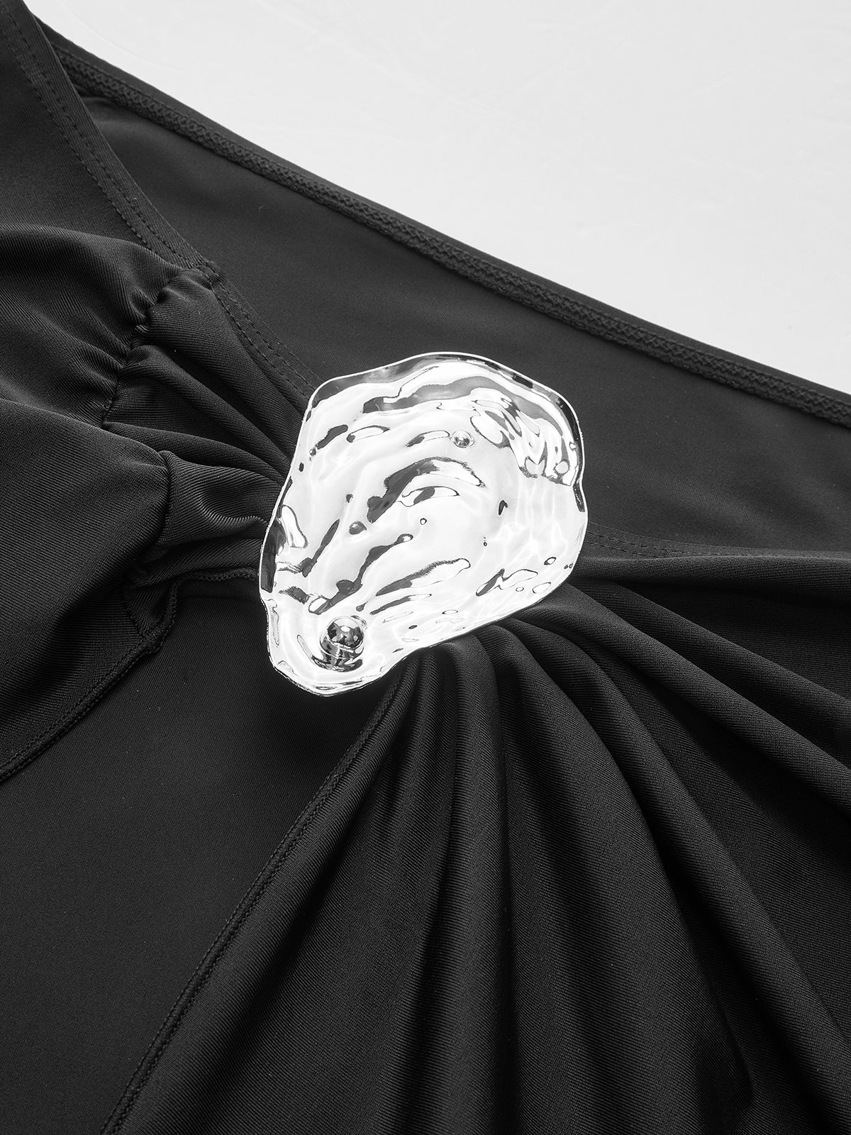 Hadley Metal Detayli Sarong Etek | 16400#NZ1750233047-black-S | 16400#NZ1750233047-black-M | 16400#NZ1750233047-black-L