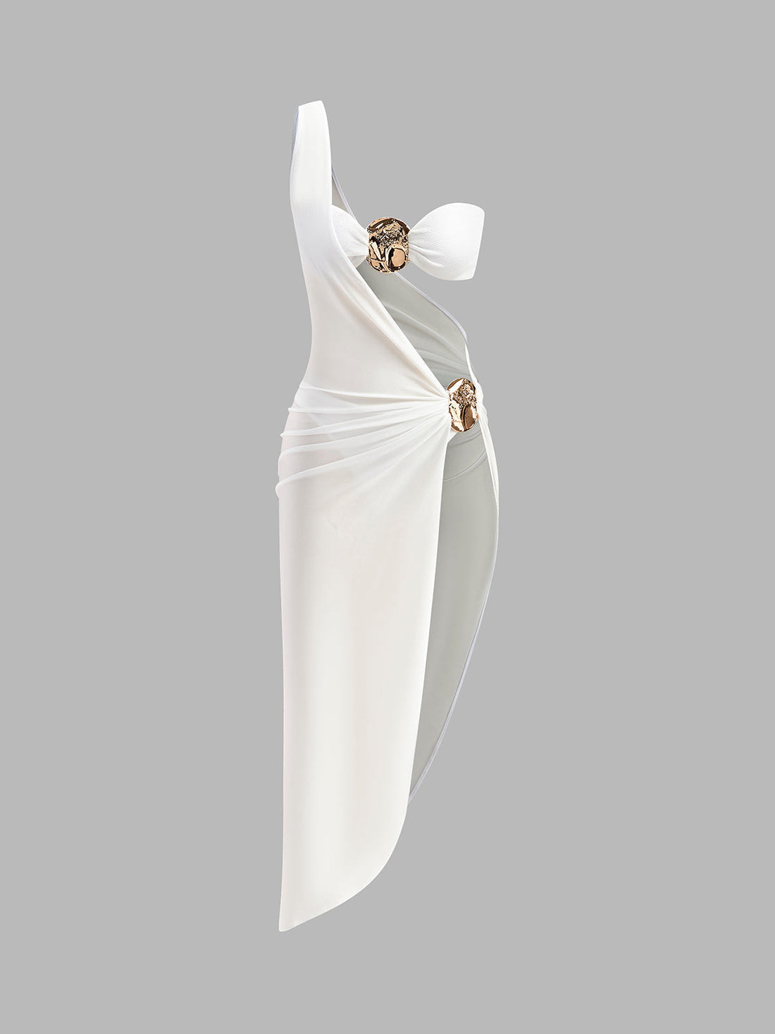 Aishah Altin Detayli Mayo | 16400#WF1740380875-white-S | 16400#WF1740380875-white-M | 16400#WF1740380875-white-L