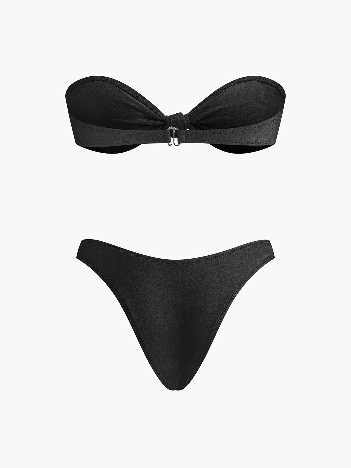 Nyelle Dugumlu Bandeau Bikini Takimi | OA241230086BKS | OA241230086BKM | OA241230086BKL