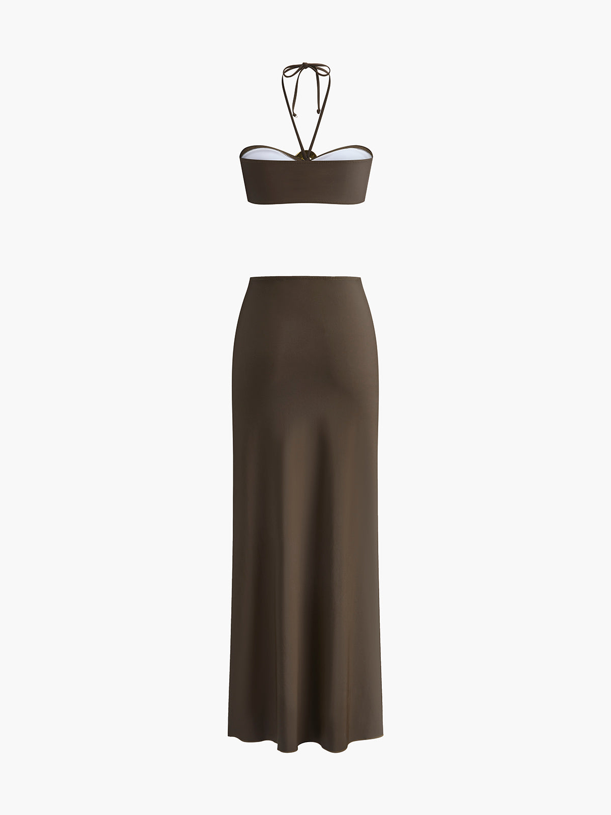 Dailyn Oval Halkali Bikini Etek Takimi | 16400#VY1741934944-Kahverengi-S | 16400#VY1741934944-Kahverengi-M | 16400#VY1741934944-Kahverengi-L | 16400#VY1741934944-Kahverengi-XL