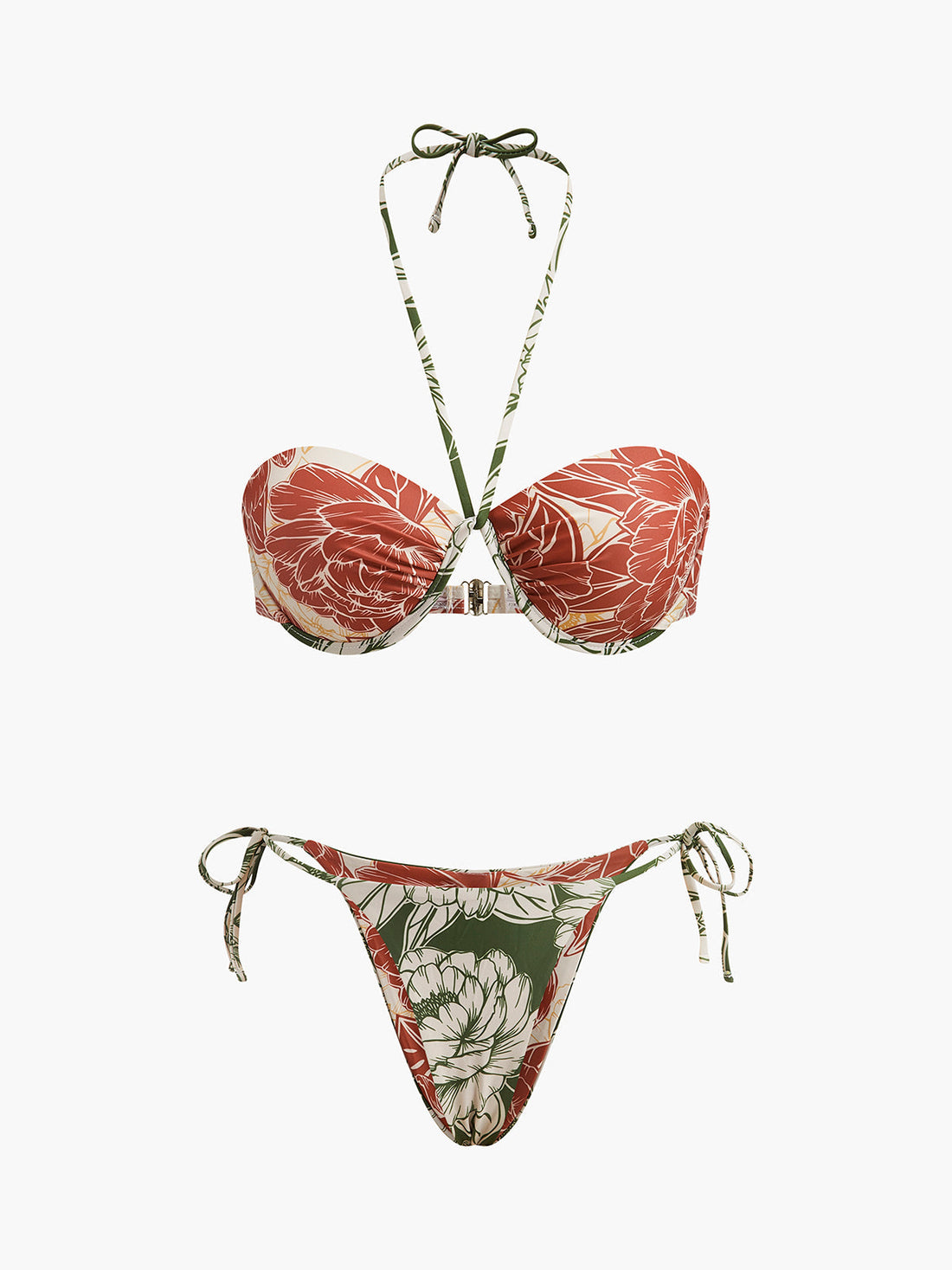Janel Cicekli Bikini Etek Takimi | 16400#JU1740382544-1-S | 16400#JU1740382544-1-M | 16400#JU1740382544-1-L