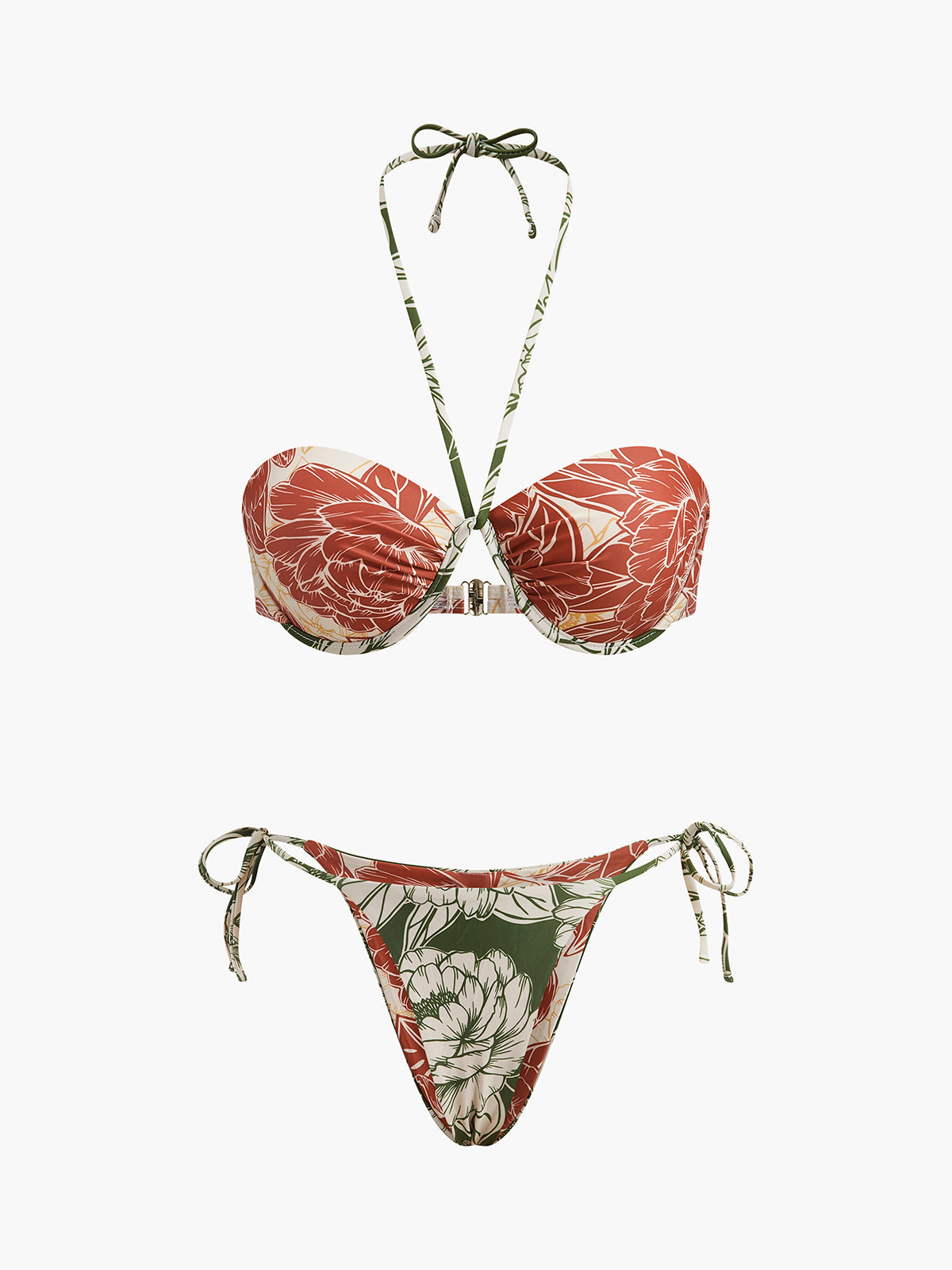 Janel Cicekli Bikini Etek Takimi | 16400#JU1740382544-1-S | 16400#JU1740382544-1-M | 16400#JU1740382544-1-L