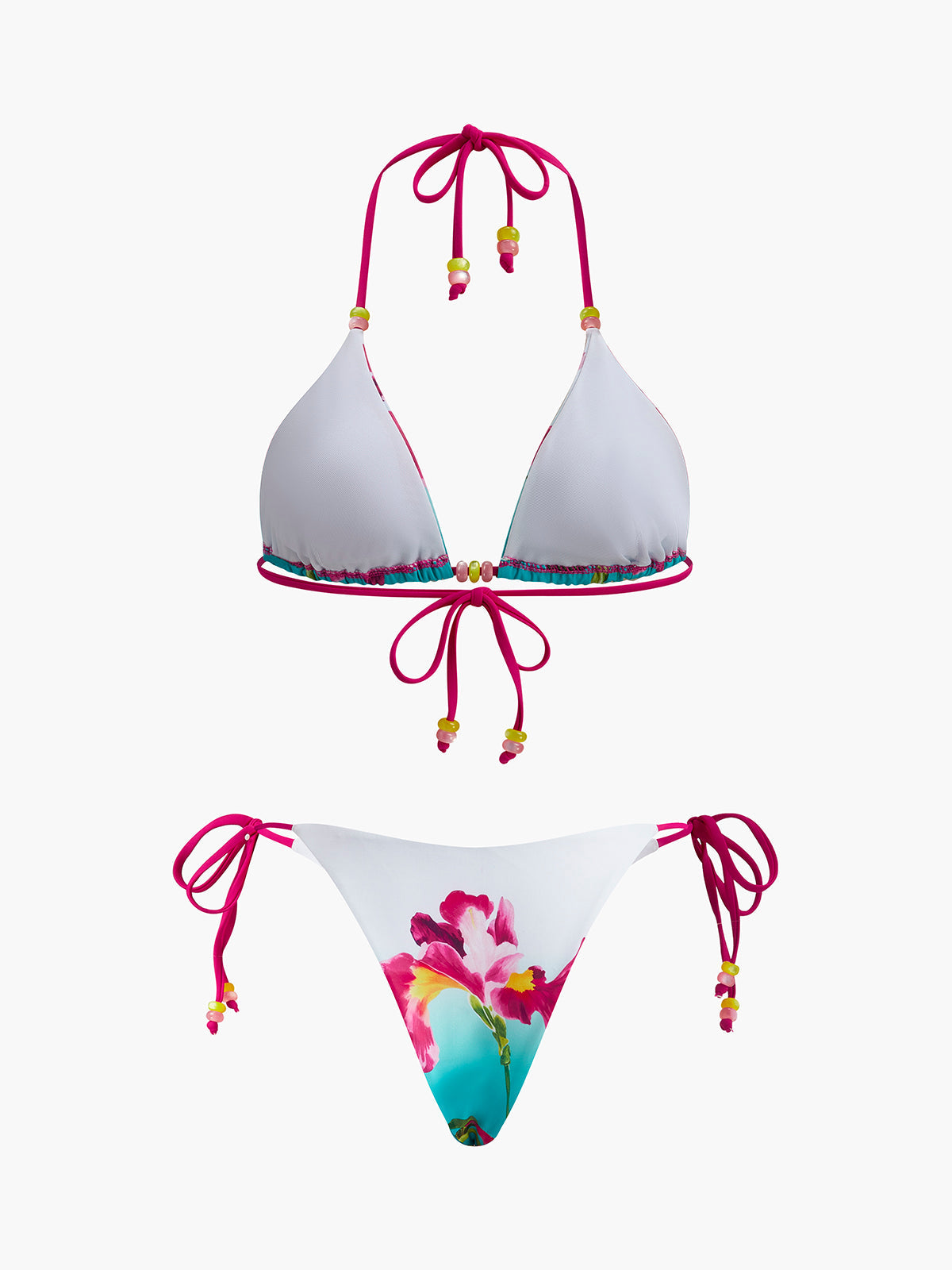 Camryn Cicekli Baskili Bikini Takimi | 16400#WA1751955847-Renkli-XS | 16400#WA1751955847-Renkli-S | 16400#WA1751955847-Renkli-M | 16400#WA1751955847-Renkli-L