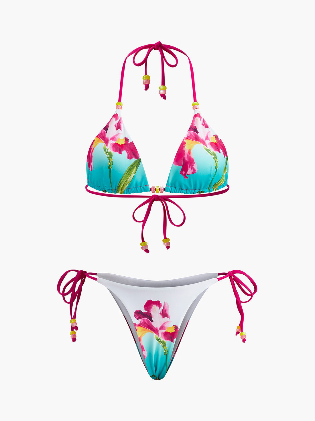 Camryn Cicekli Baskili Bikini Takimi | 16400#WA1751955847-Renkli-XS | 16400#WA1751955847-Renkli-S | 16400#WA1751955847-Renkli-M | 16400#WA1751955847-Renkli-L