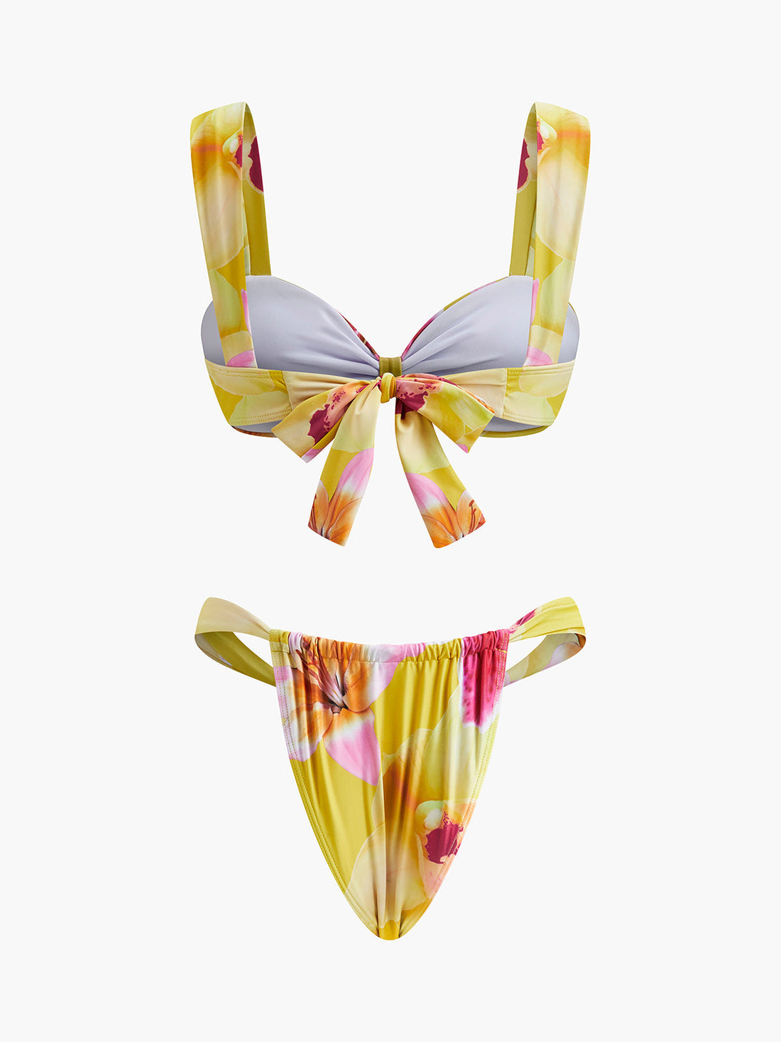 Aysha Sari Cicekli Bikini Takimi | OA250113101YWXS | OA250113101YWS | OA250113101YWM | OA250113101YWL