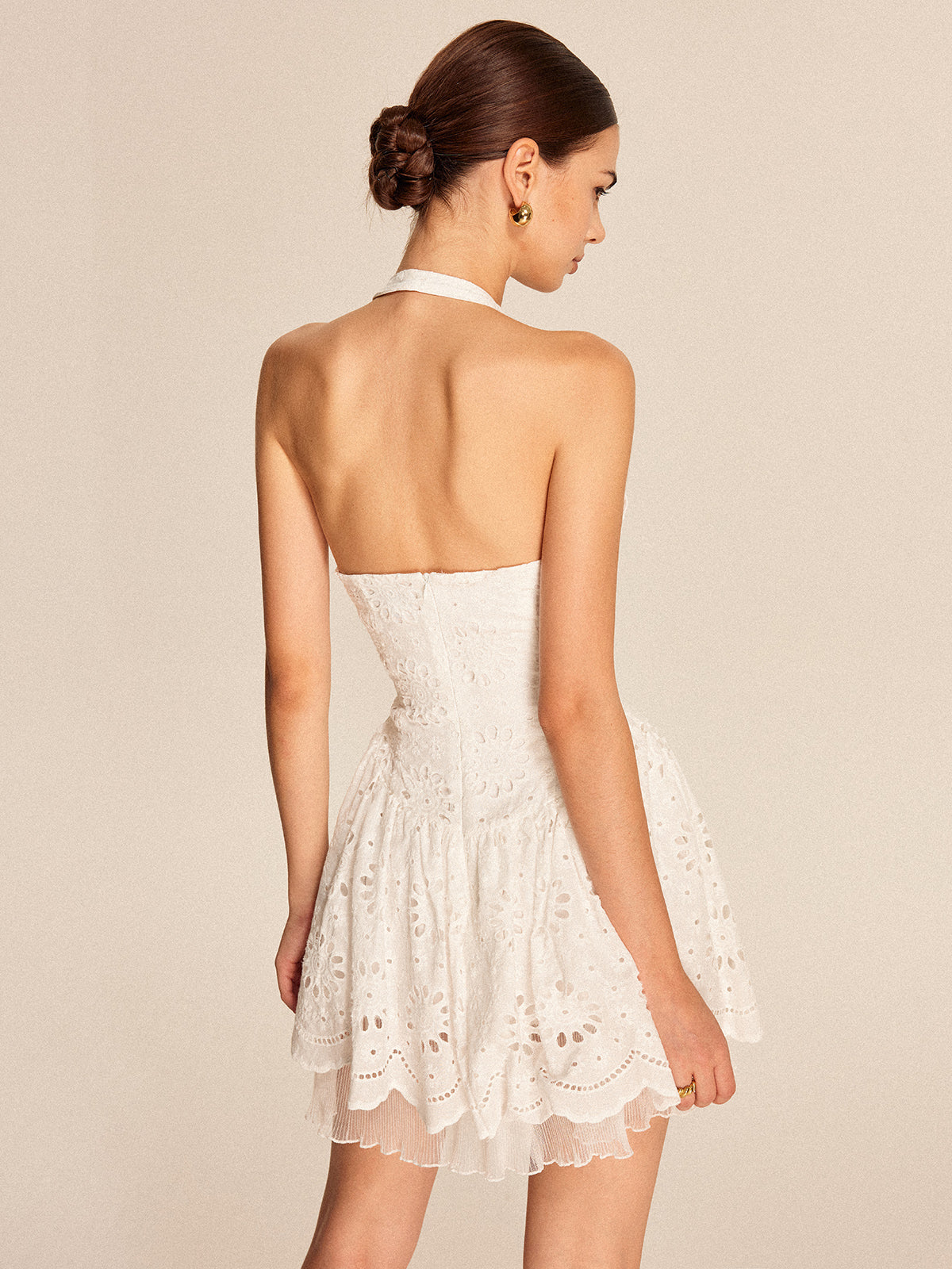 Velorage Reagan Halter Midi Elbise | 16400-FU1743061219-white-XS | 16400-FU1743061219-white-S | 16400-FU1743061219-white-M | 16400-FU1743061219-white-L | 16400-FU1743061219-white-XL