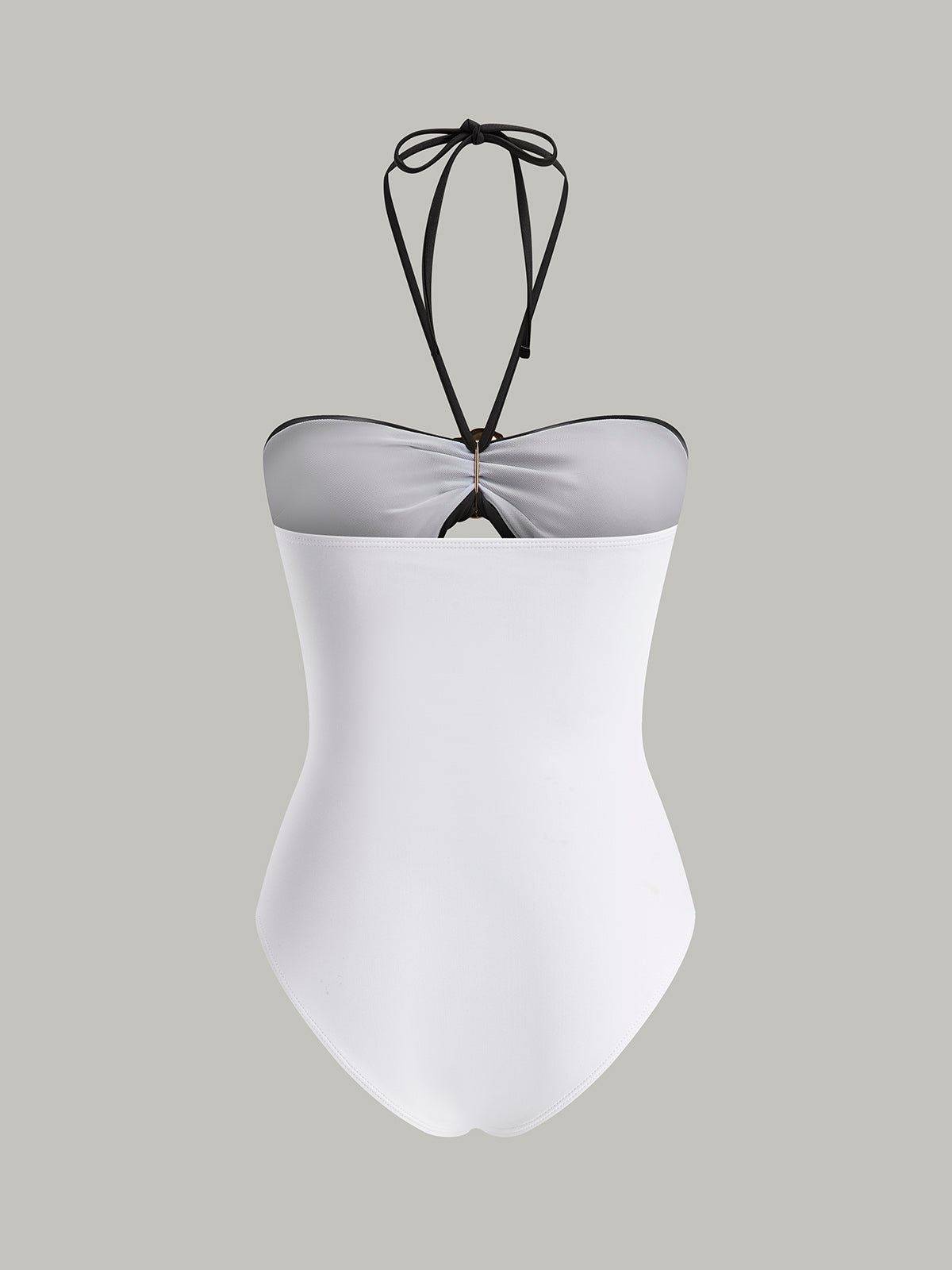 Liani Halter Metal Halka Mayo | 16400#JZ1750057616-Siyah-Beyaz-S | 16400#JZ1750057616-Siyah-Beyaz-M | 16400#JZ1750057616-Siyah-Beyaz-L | 16400#JZ1750057616-Siyah-Beyaz-XL
