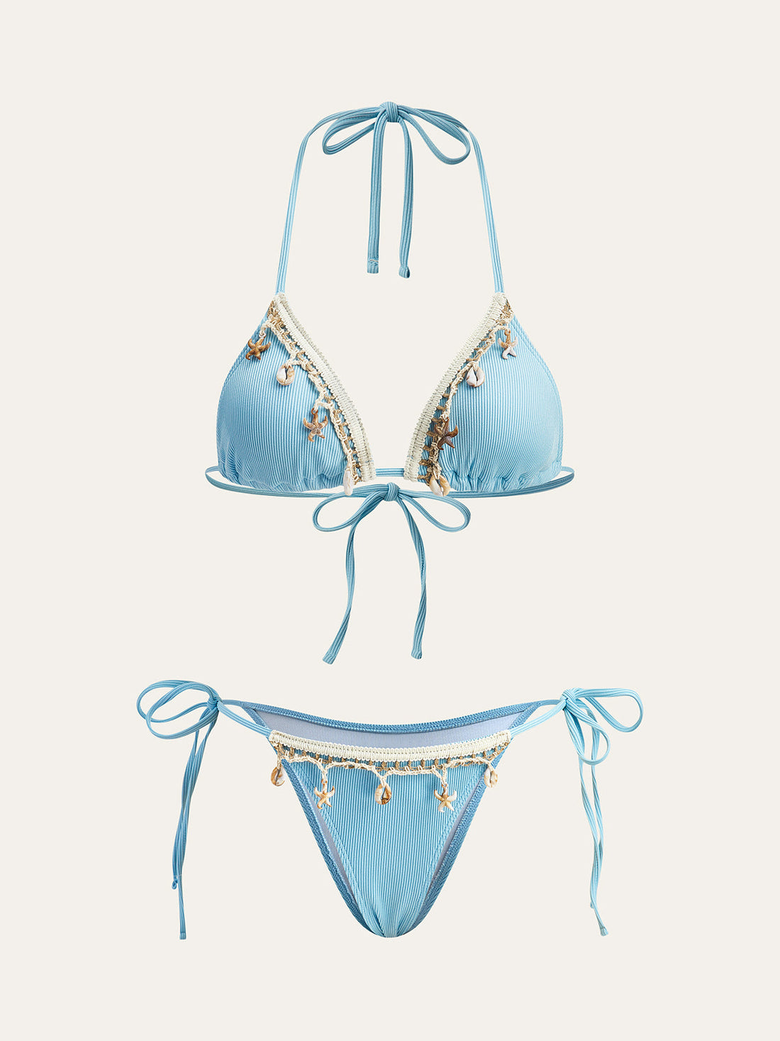 Chantel Kontrast Biyeli Bikini Seti | 16400#LB1750056973-blue-S | 16400#LB1750056973-blue-M | 16400#LB1750056973-blue-L | 16400#LB1750056973-blue-XL