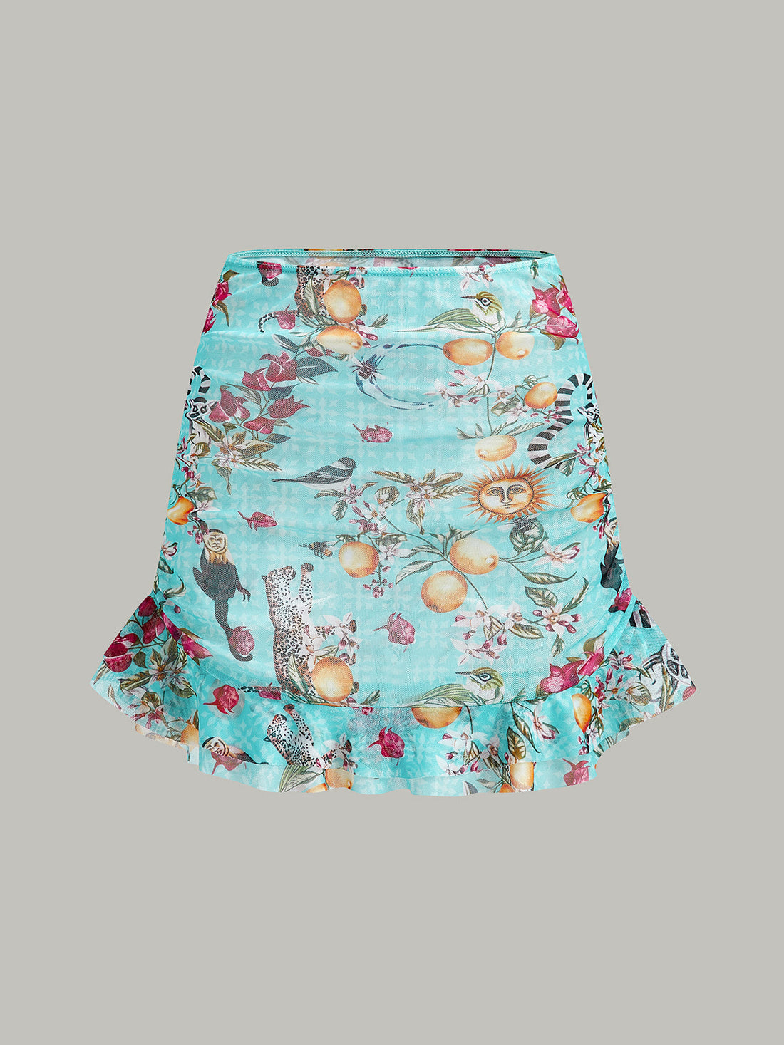 Lennox Firfirli Bikini Etek Takimi | 16400#UZ1754029769-blue-S | 16400#UZ1754029769-blue-M | 16400#UZ1754029769-blue-L
