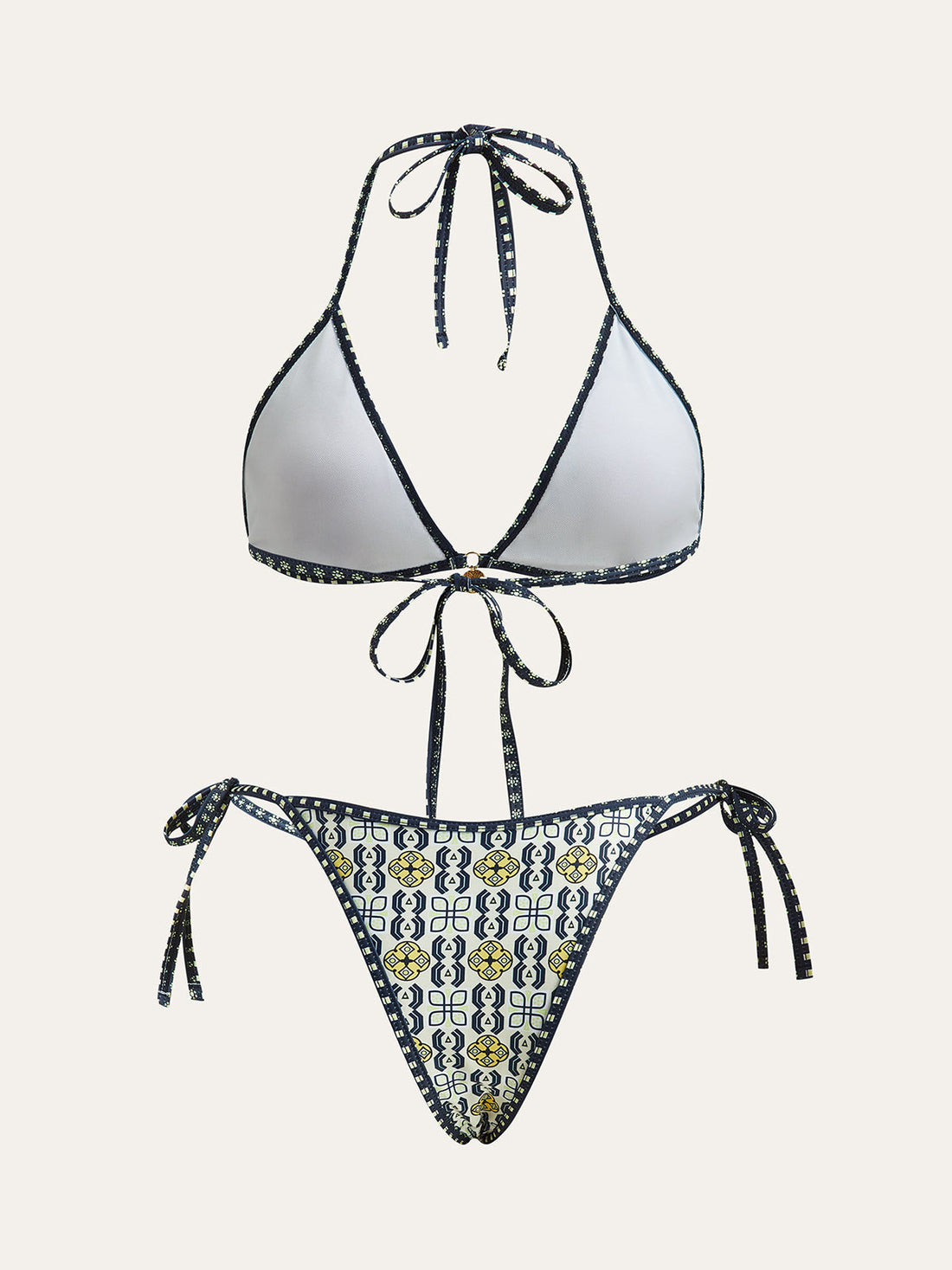 Natasha Desenli Halter Bikini Seti | OA250416038COAS | OA250416038COAM | OA250416038COAL