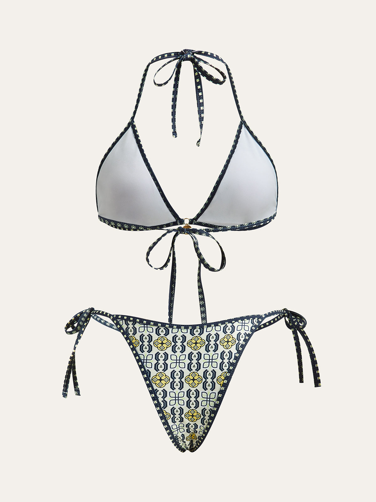 Natasha Desenli Halter Bikini Seti | OA250416038COAS | OA250416038COAM | OA250416038COAL