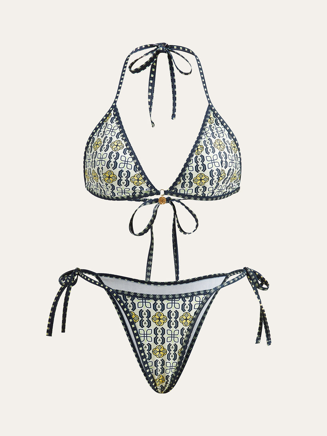 Natasha Desenli Halter Bikini Seti | OA250416038COAS | OA250416038COAM | OA250416038COAL