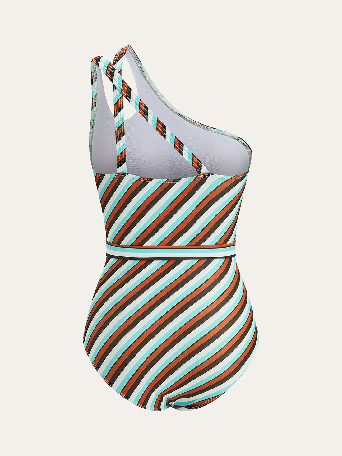 Emilee Asymmetric Belted Swimsuit | OA250407106COAS | OA250407106COAM | OA250407106COAL | OA250407106COAXL