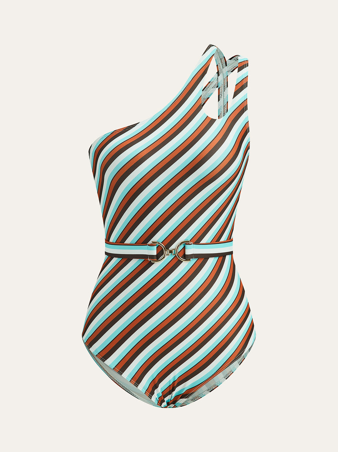 Emilee Asymmetric Belted Swimsuit | OA250407106COAS | OA250407106COAM | OA250407106COAL | OA250407106COAXL